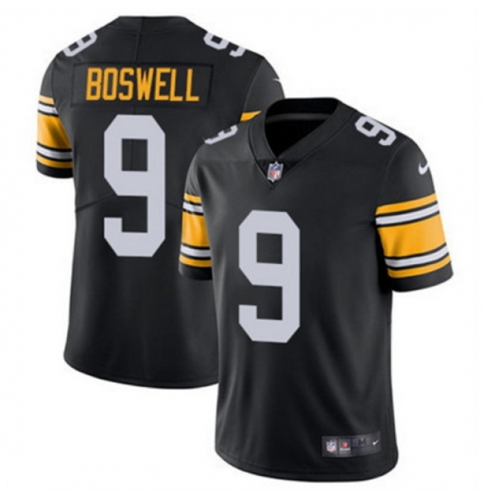 Men's Pittsburgh Steelers #9 Chris Boswell Black Vapor Untouchable Stitched Jersey