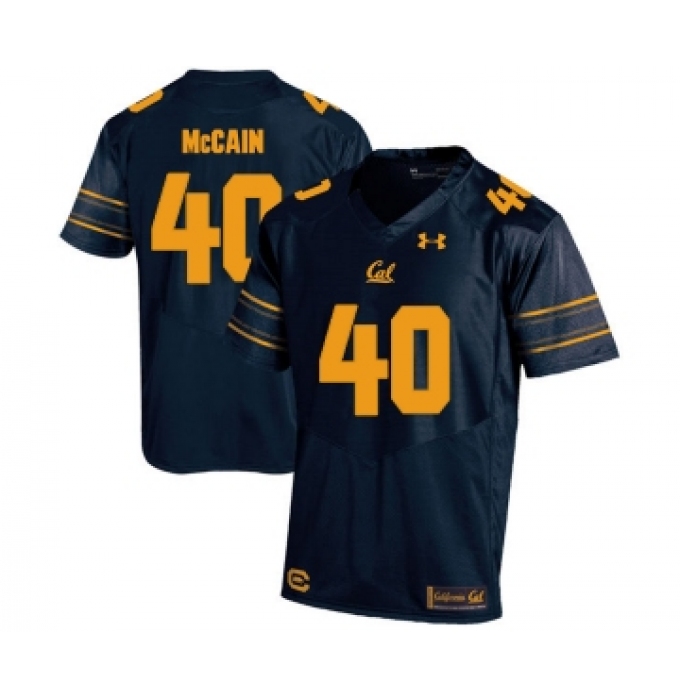 California Golden Bears 40 Chris McCain Navy College Football Jersey