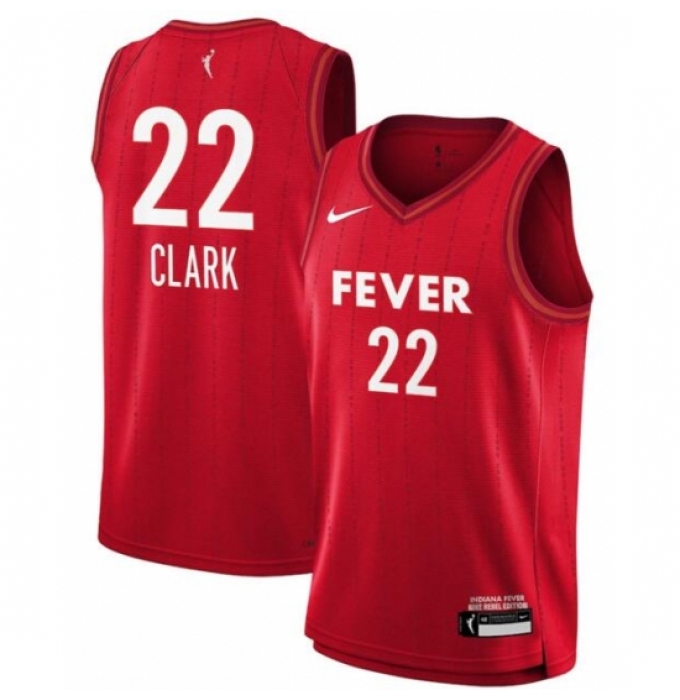 Men Indiana Fever Caitlin Clark #22 Red Stitched Basketball WNBA Jersey