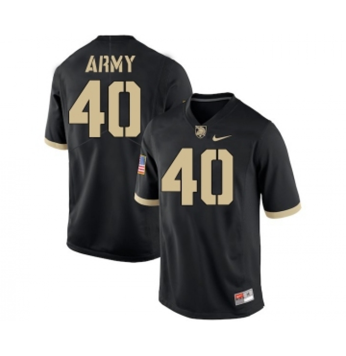 Army Black Knights 40 Andy Davidson Black College Football Jersey