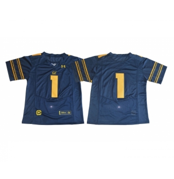 California Golden Bears 1 DeSean Jackson Navy College Football Jersey