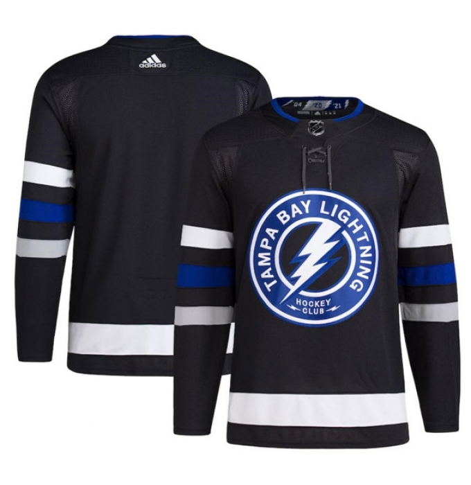 Men's Tampa Bay Lightning Blank Black 2024 Stadium Series Stitched Jersey