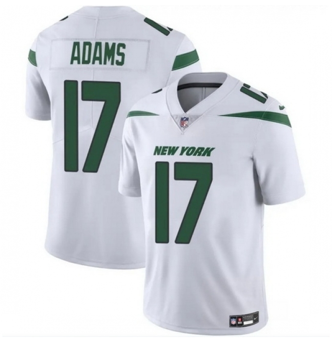 Youth New York Jets #17 Davante Adams White 2024 Vapor Untouchable Limited Stitched Jersey