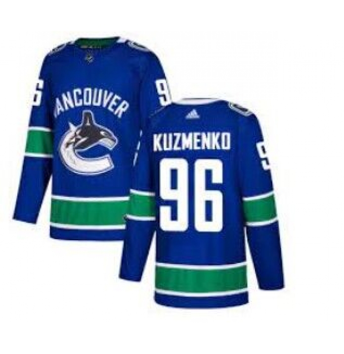 Men's Vancouver Canucks #96 Andrei Kuzmenko Fanatics Branded Blue Home Premier Breakaway Player Jersey