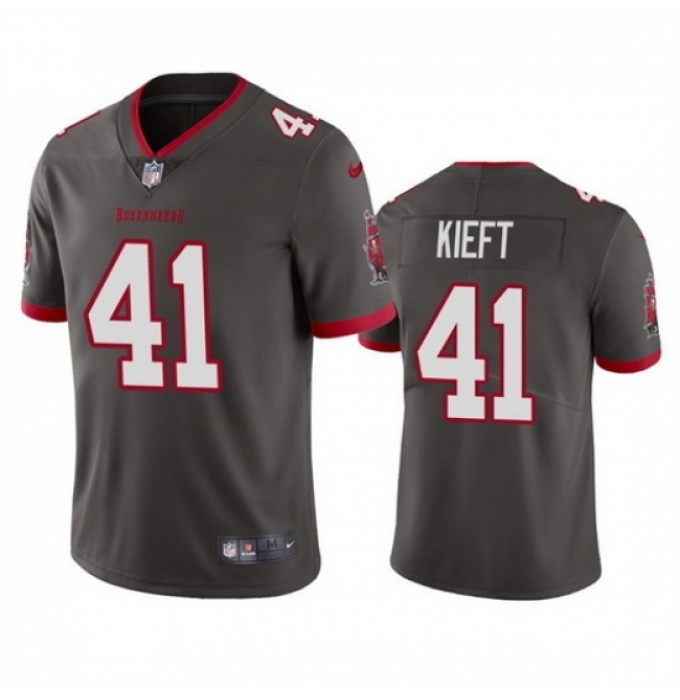 Men's Tampa Bay Buccaneers #41 Ko Kieft Grey Vapor Untouchable Limited Stitched Jersey