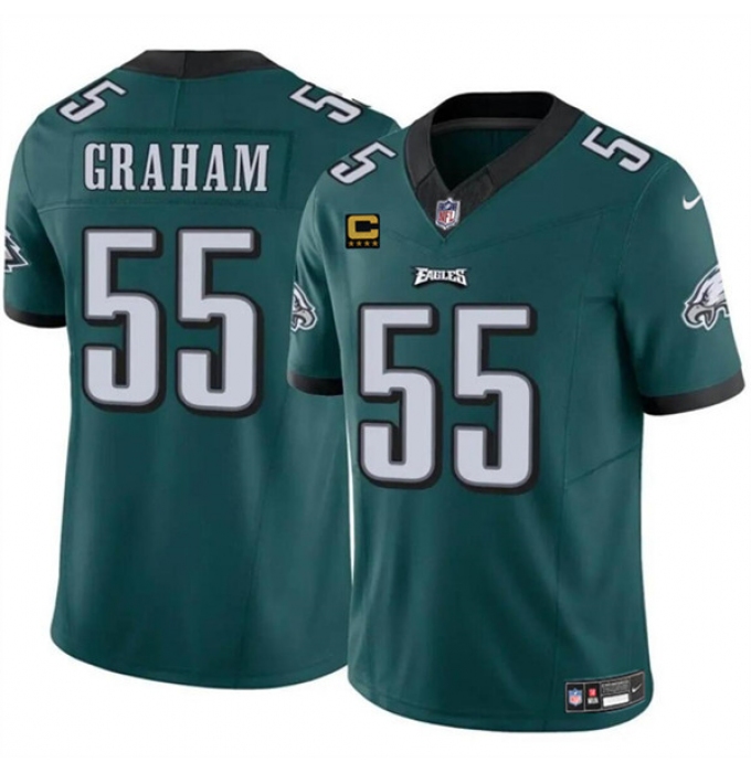 Men's Philadelphia Eagles #55 Brandon Graham Green F.U.S.E. With 4-Star C Vapor Untouchable Limited Football Stitched Jersey